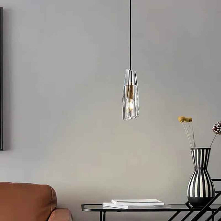 Kristy Luminaires épuré Suspension Moderne LED Métal/Cristal Salon/Salle à manger - Neutralighting