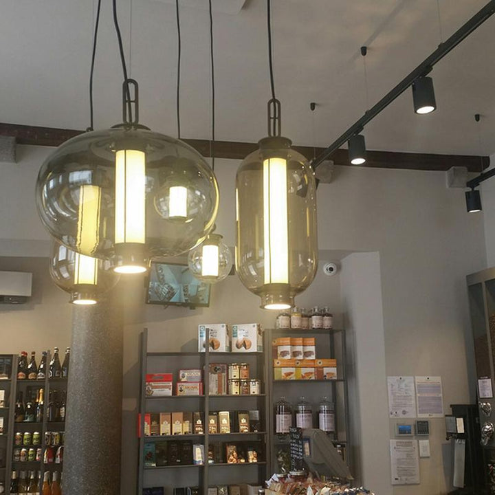 Uphaos Suspension Moderne en Verre pour Famille - Neutralighting
