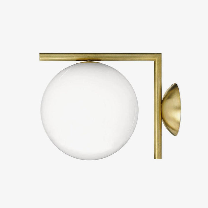 Joanna Applique Murale Moderne Minimaliste en Verre Soufflé Opale - Neutralighting