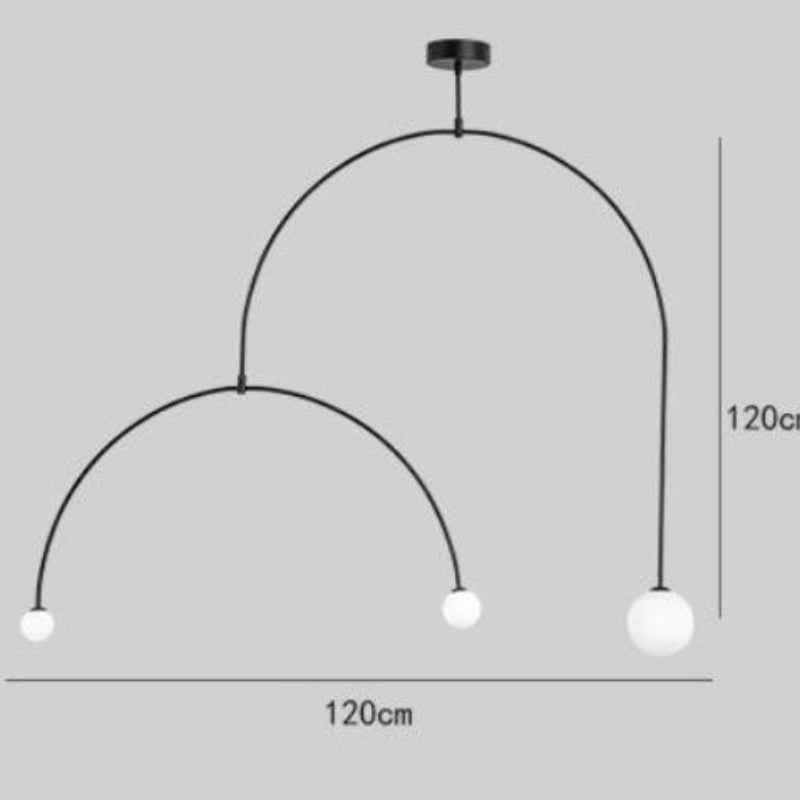 Arisha Suspension Moderne Linéaire au Design Minimaliste Salle à manger - Neutralighting