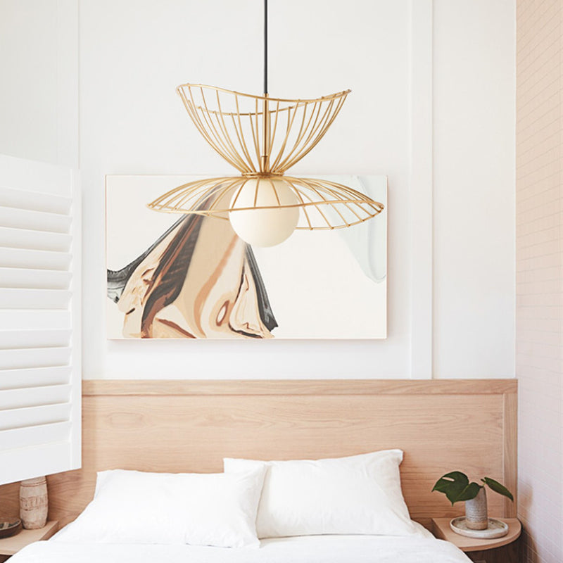 Ritta Luminaires Suspension Vertigo LED Métal Noir/Or Salle à manger - Neutralighting