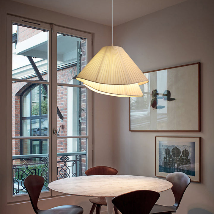 Ritta Suspension Nuage Moderne, Metal/Tissu, Blanc, Chambre à Coucher - Neutralighting