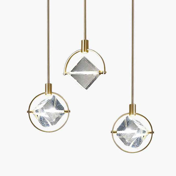 Kristy Suspension Luxe Moderne Métal/Cristal Salle à manger - Neutralighting
