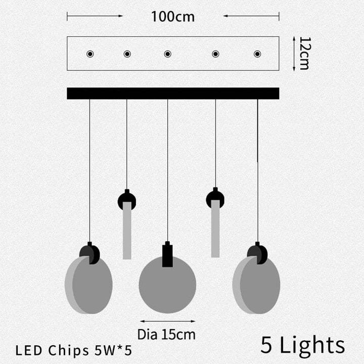 Kristy Suspension Ronde Nordique, Métal/Cristal, Doré, Escalier/Salon - Neutralighting