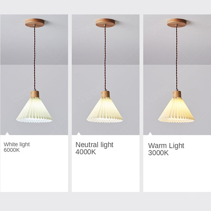 Ritta Suspension Cluster, Plissé 4 Styles - Neutralighting