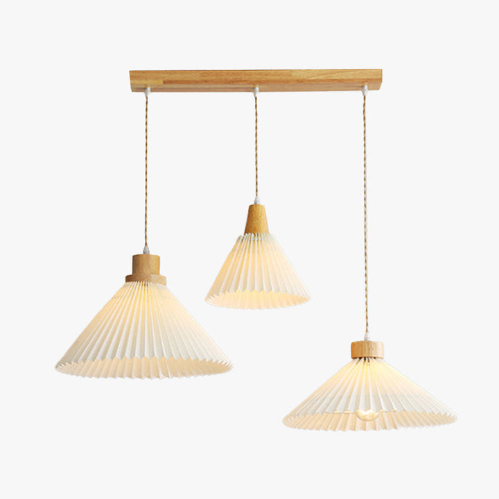 Ritta Suspension Cluster, Plissé 4 Styles - Neutralighting