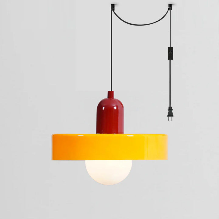 Jovial Luminaires en Verre Orb Disc Minimaliste Swag - Neutralighting