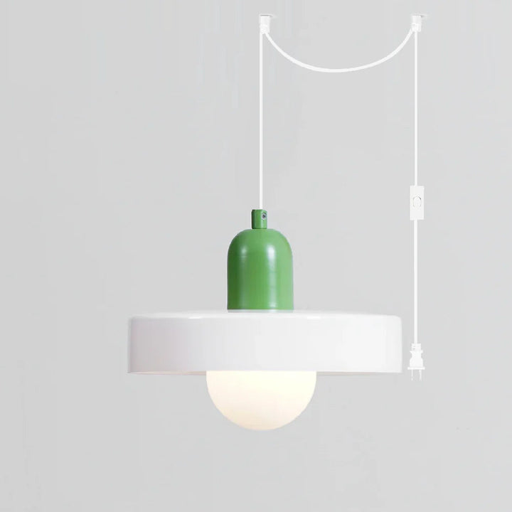 Jovial Luminaires en Verre Orb Disc Minimaliste Swag - Neutralighting