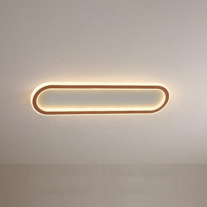 Sana Plafonnier Ovale Minimaliste Noir/Or/Doré Rosé - Neutralighting