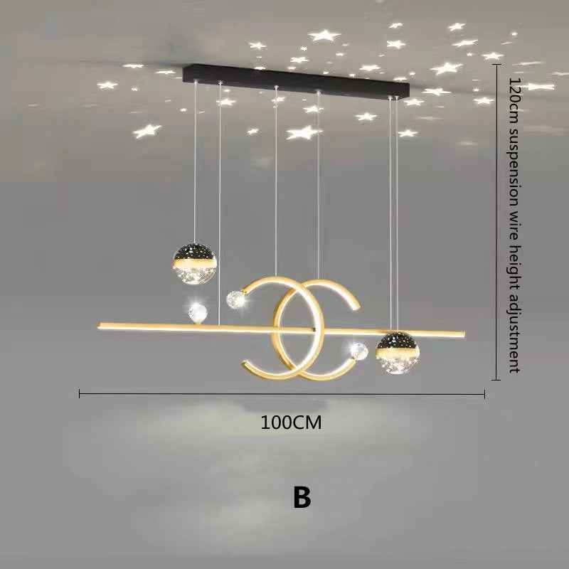 Suspension Arisha Acrylique LED V36