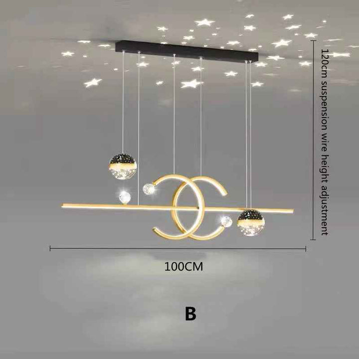Suspension Arisha Acrylique LED V36