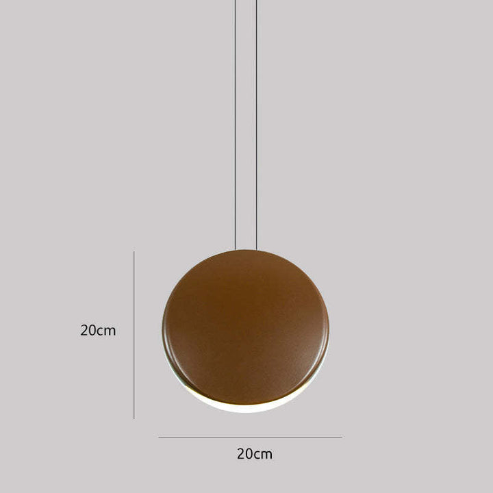 Valentina Suspension Ronde Simple, Métal/Résine, Noir/Vert/Brun/Gris/Blanc, Chambre à Coucher/Bureau - Neutralighting