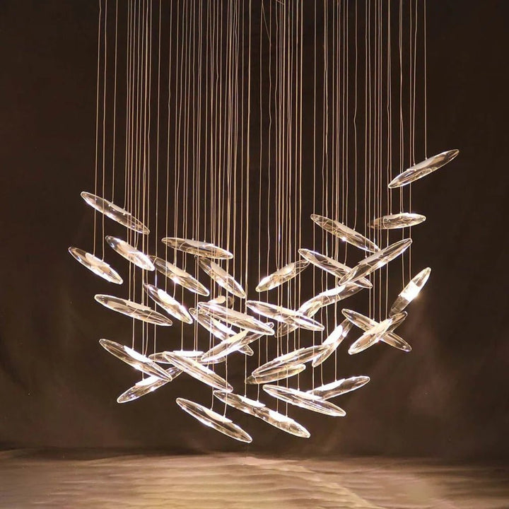 Armira Chandelier en Verre de Luxe - Neutralighting
