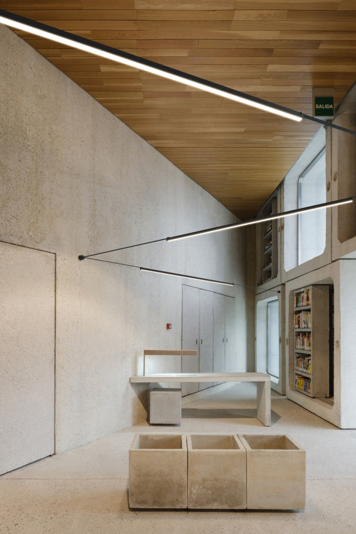 Gideon Lampe Pendante Linéaire Minimaliste en Métal - Neutralighting
