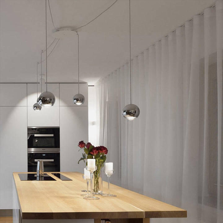 Valentina Design Moderne LED Luminaires Suspensions Or/Argent Chambre/Salon - Neutralighting