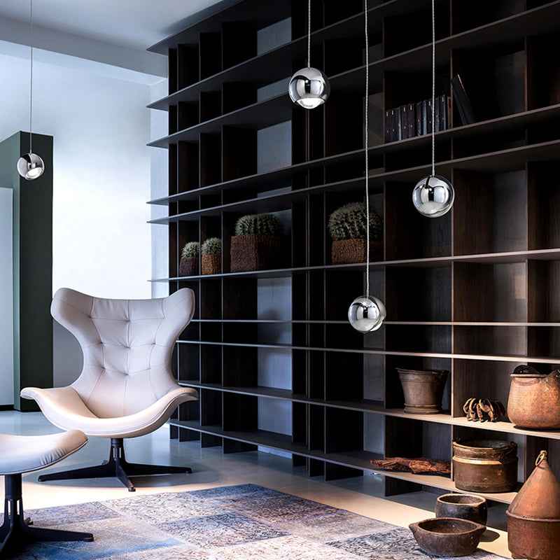 Valentina Design Moderne LED Luminaires Suspensions Or/Argent Chambre/Salon - Neutralighting