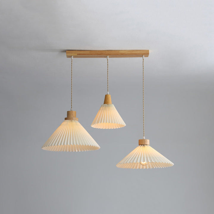 Ritta Suspension Cluster, Plissé 4 Styles - Neutralighting