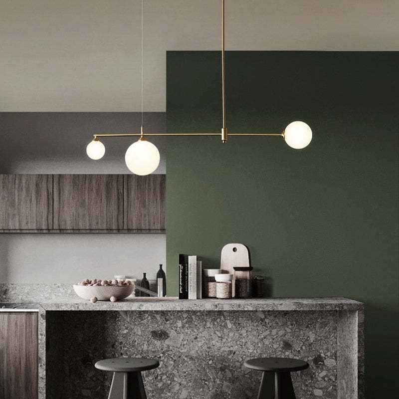 Valentina Suspension Luminaire LED Métal Doré - Neutralighting