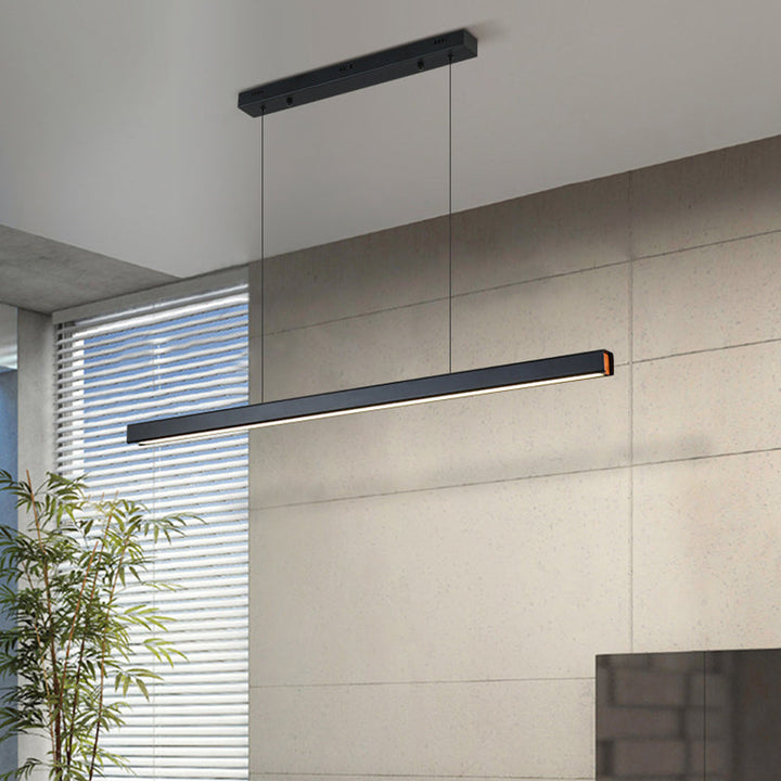 Ray Suspension Linéaire Moderne, Métal, Noir/Blanc, Salon - Neutralighting