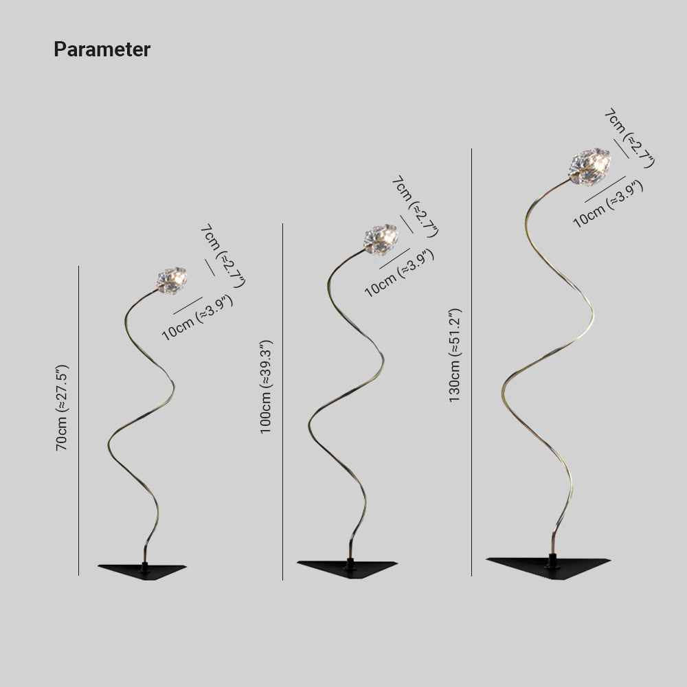 Lampe Arisha en Verre – Design Minimaliste