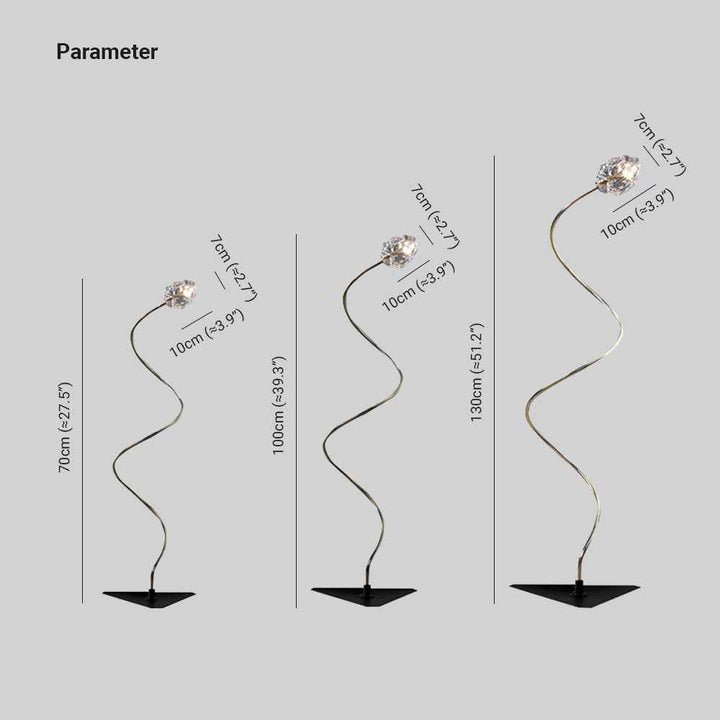 Lampe Arisha en Verre – Design Minimaliste