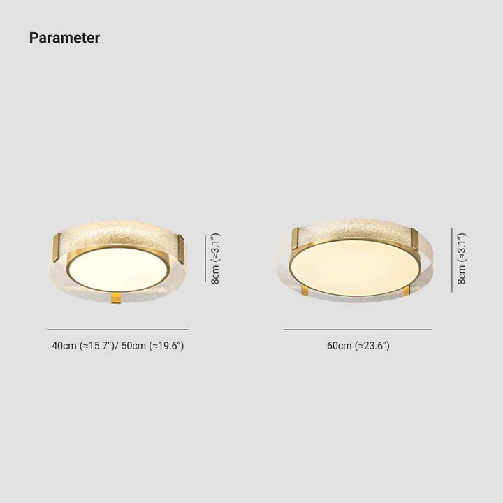 Plafonnier Arisha Verre LED V2