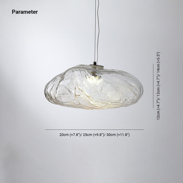 Avi Suspension Globe, Métal/Verre, Clair/Gris/Ambre - Neutralighting