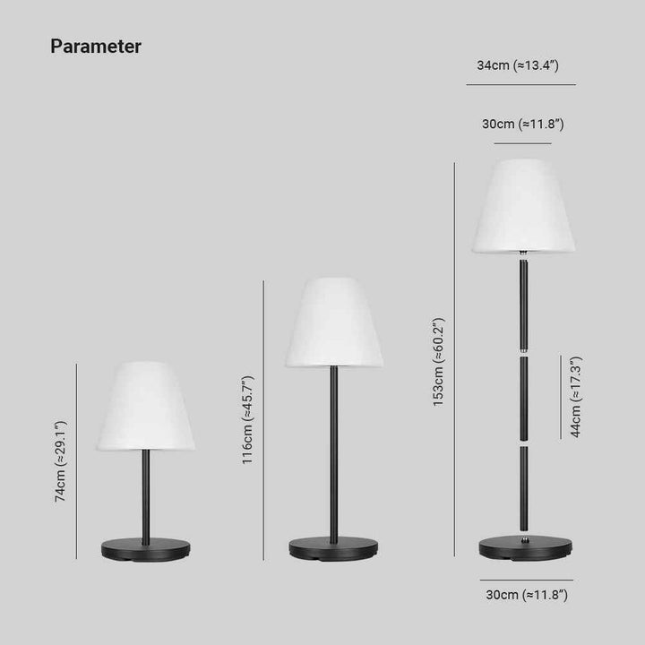 Lampadaire Tiffany en Acrylique – Ambiance Chaleureuse
