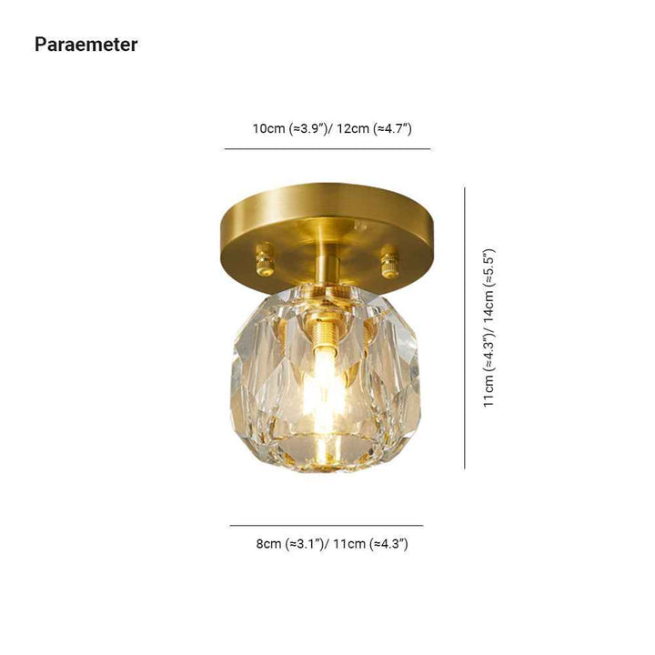 Plafonnier Kristy Acrylique LED