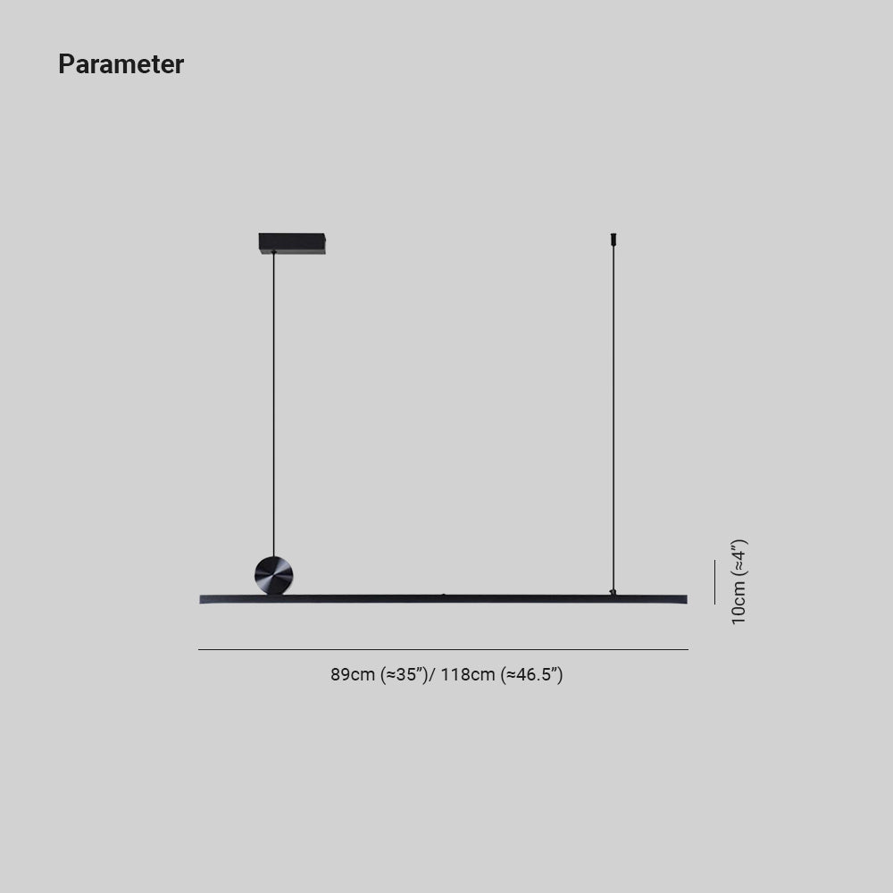 Luvon Design LED Suspensions Linéaire Moderne Métal - Neutralighting