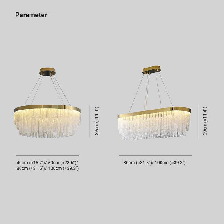 Suspension Arisha Métal LED V70