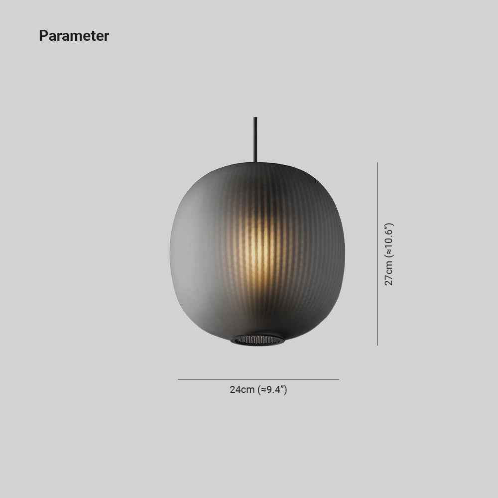 Valentina Design Luminaires Suspensions Globe Moderne Métal/Verre Gris Fumé/Blanc Sablonneux Salon - Neutralighting