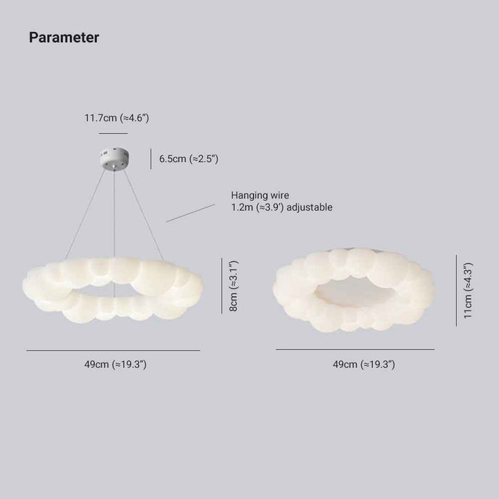 Plafonnier Arisha Acrylique LED V29