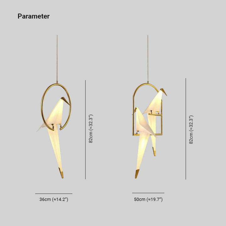 Suspension Arisha Verre Blanc LED