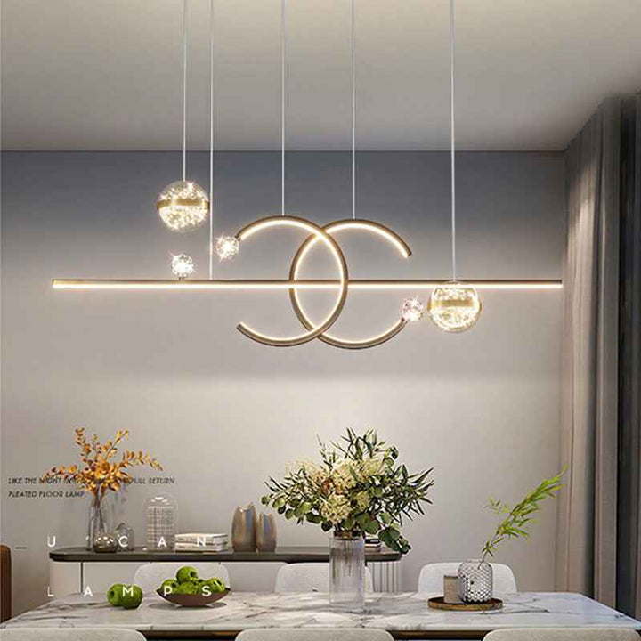 Suspension Arisha Acrylique LED V36