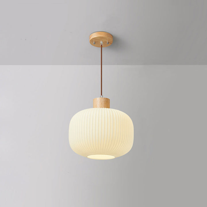 Muto Luminaires Suspension LED Moderne Bois/Verre Salon/Salle à manger - Neutralighting
