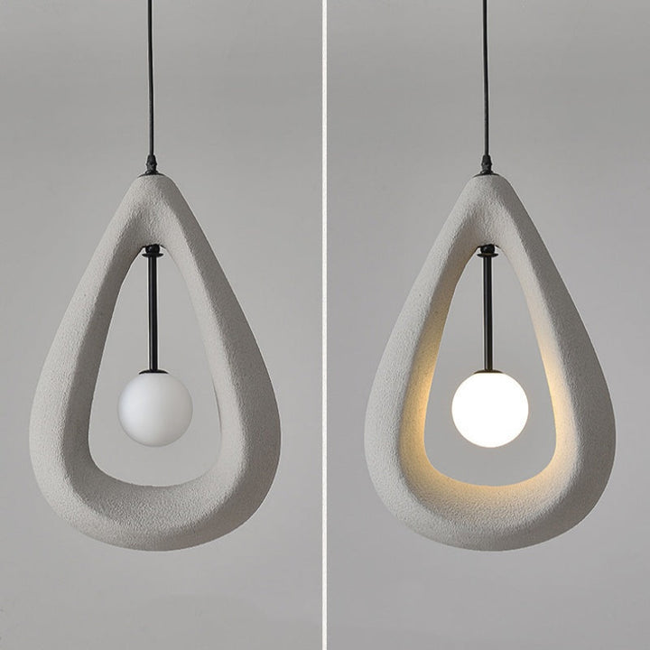 Avi Moderne Creux PVC Suspension Chambre à Coucher - Neutralighting