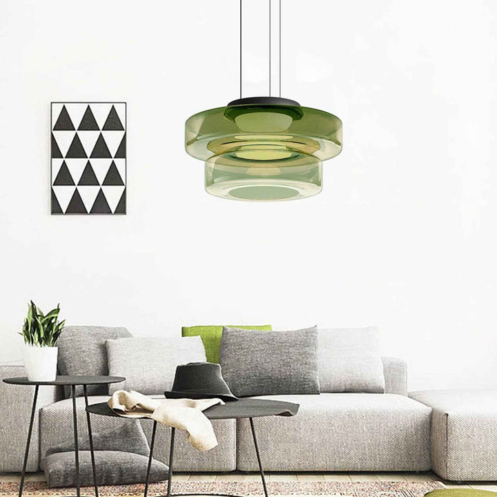 Jojo Suspension Verre Structure à Plusieurs Niveaux - Neutralighting
