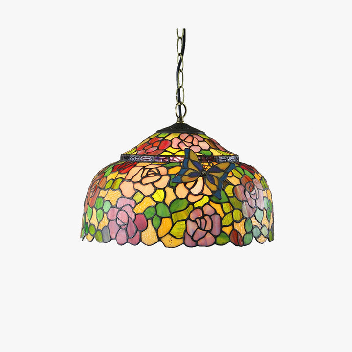 Tiffany Rétro Vintage Suspension Luxe Design Verre Salon - Neutralighting