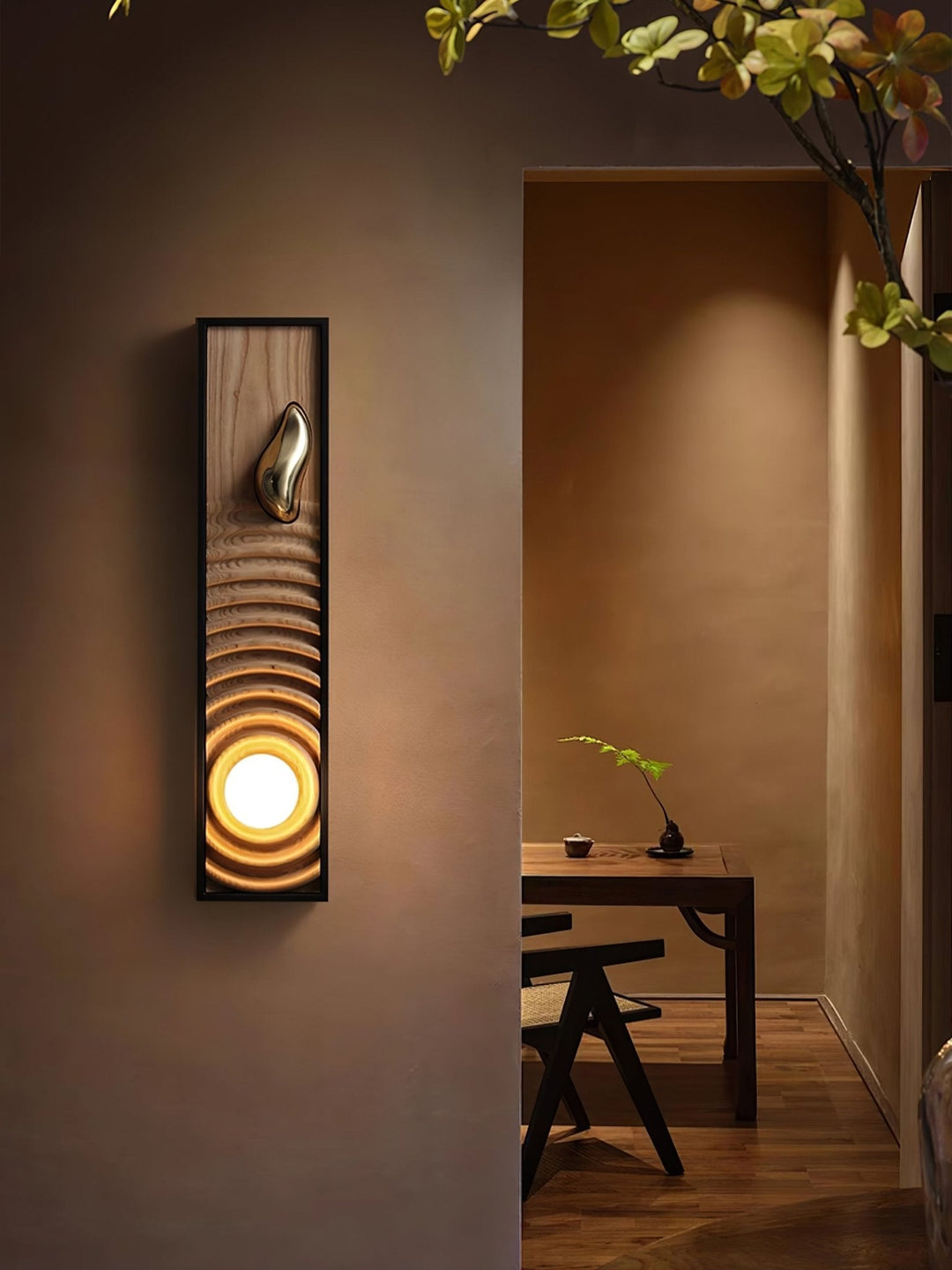 Caleb Applique Murale en Bois Vintage - Neutralighting