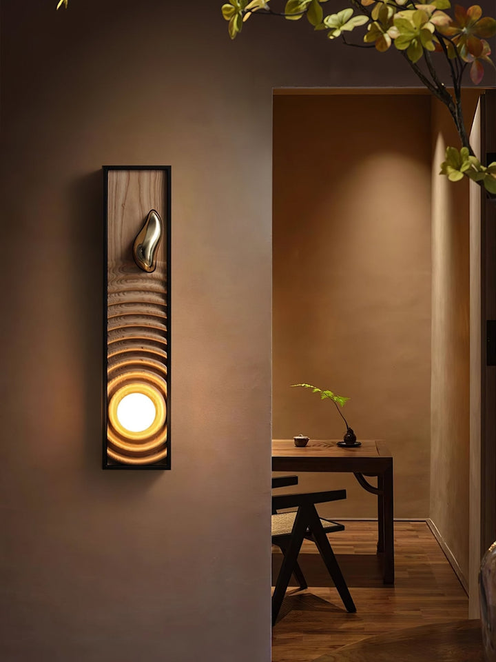 Caleb Applique Murale en Bois Vintage - Neutralighting