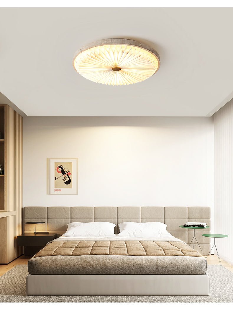 Ciloraris Lumière de Plafond Texturée en Travertin - Neutralighting