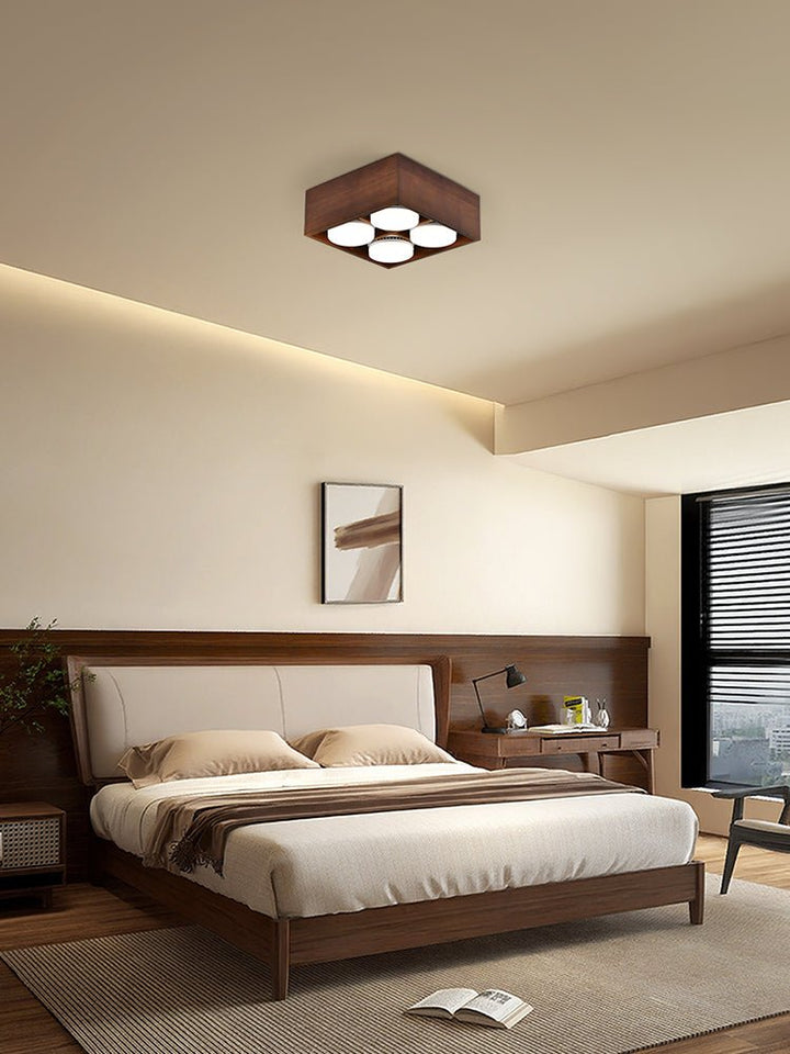Eliza Minimaliste Bois Plafonnier Lumière - Neutralighting