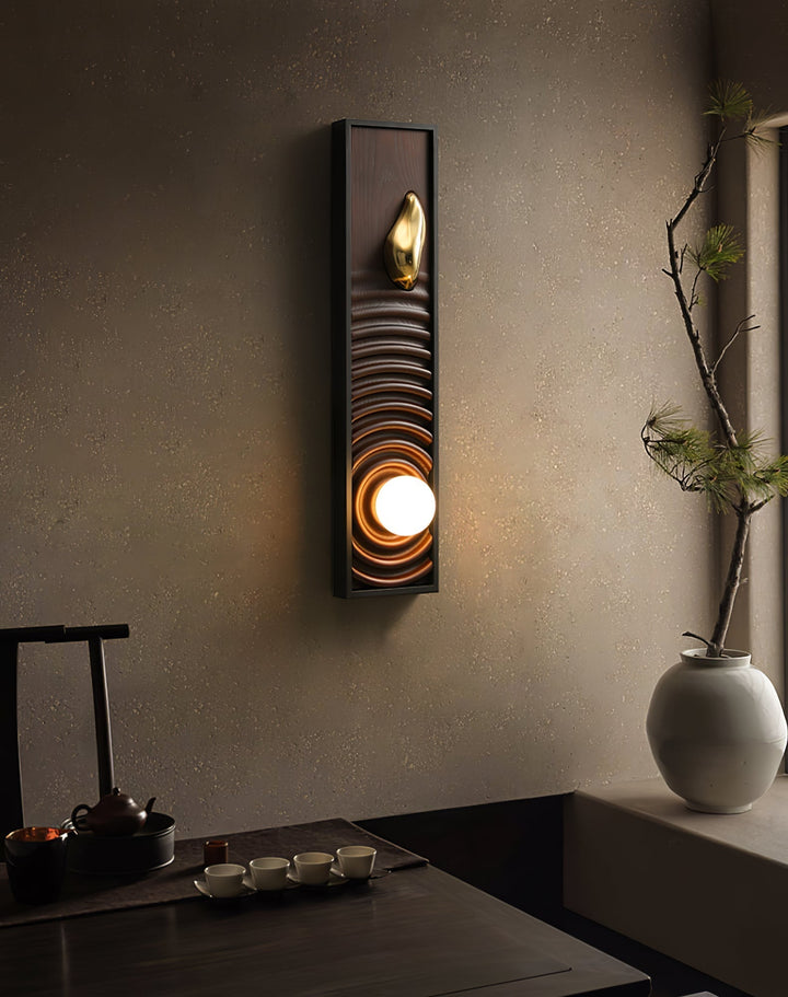 Caleb Applique Murale en Bois Vintage - Neutralighting