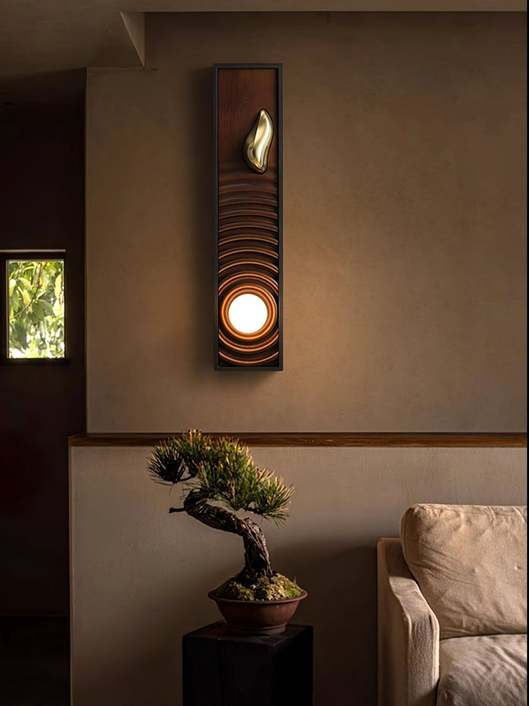 Caleb Applique Murale en Bois Vintage - Neutralighting