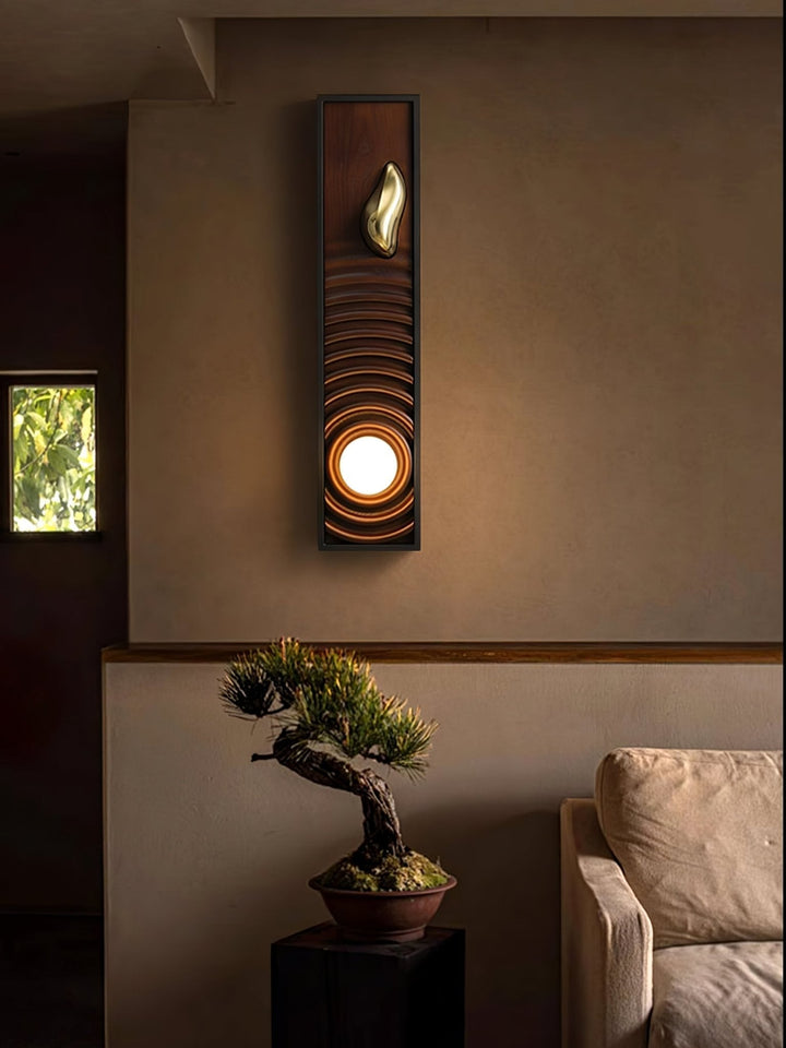 Caleb Applique Murale en Bois Vintage - Neutralighting