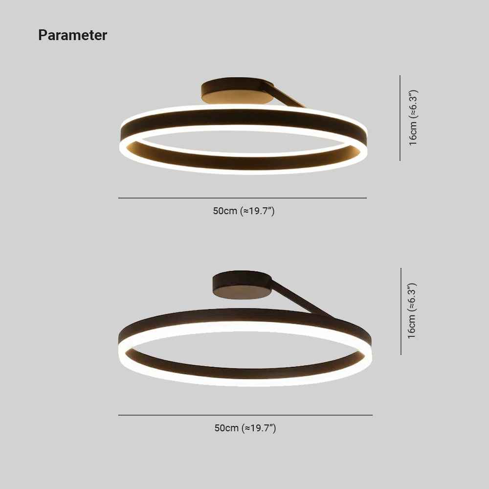 Plafonnier Arisha Acrylique Blanc LED V2