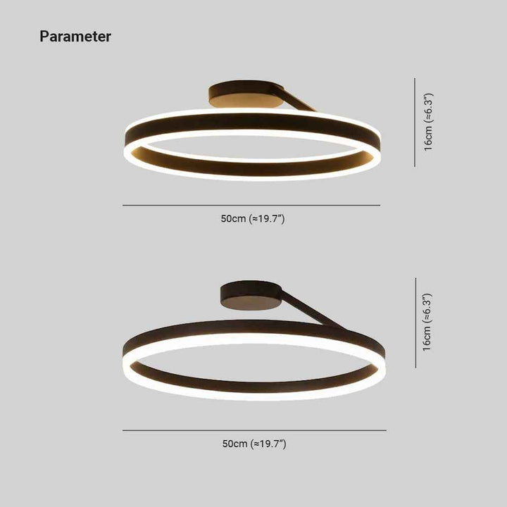 Plafonnier Arisha Acrylique Blanc LED V2