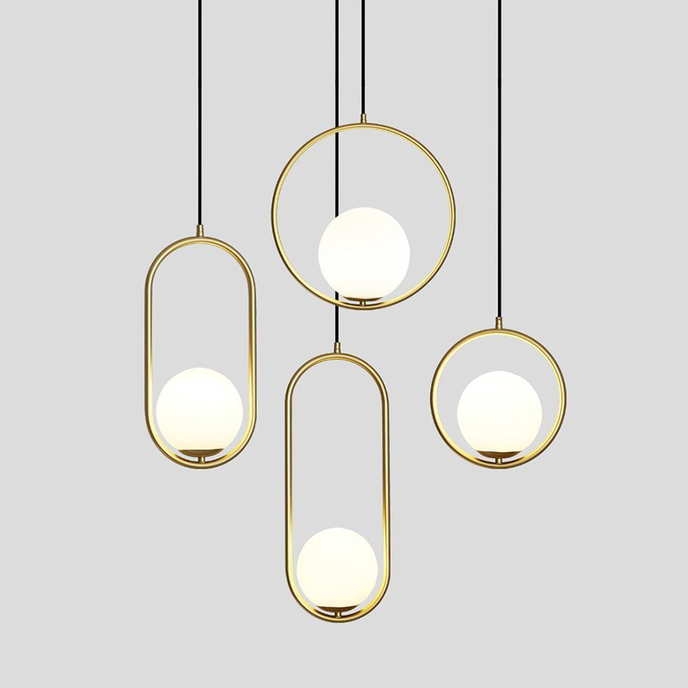Ellipse Suspension Contemporaine en Laiton - Neutralighting