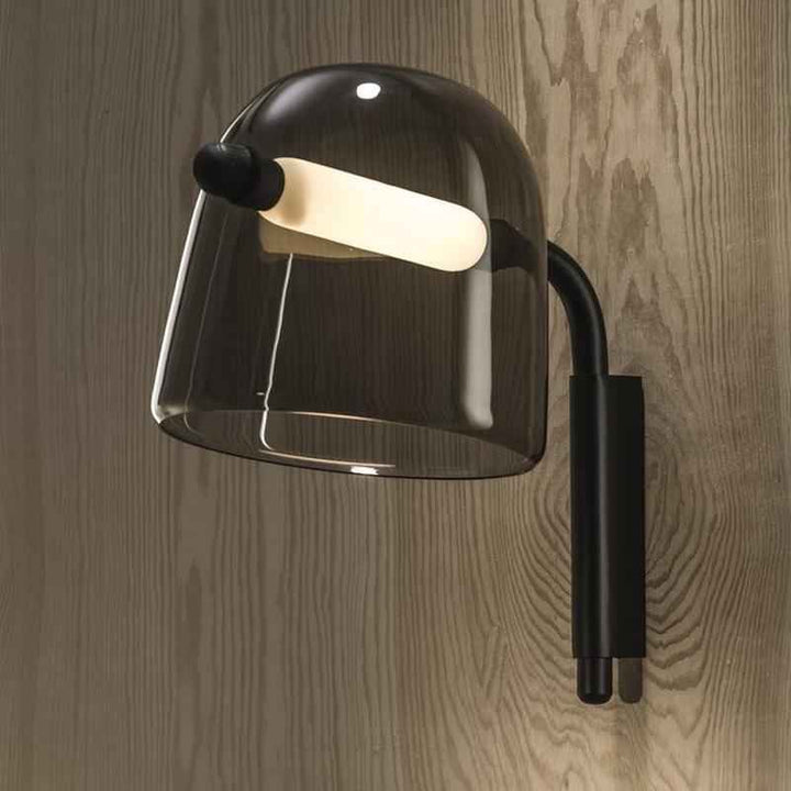 Penumbra Verre 20cm Noir LED 10W
